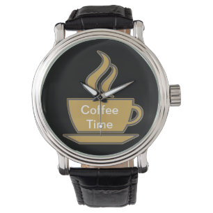 Kaffee-Lover-Armbanduhr Armbanduhr