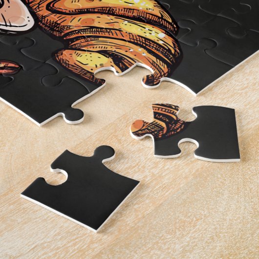 Kaffee Lover Behielt Ruhe und Kaffee Puzzle (Seite)