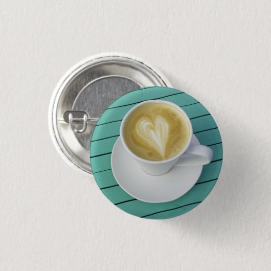 Kaffee Lover Button (Vorne & Hinten)