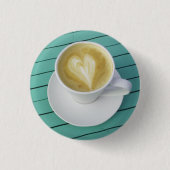 Kaffee Lover Button (Vorderseite)