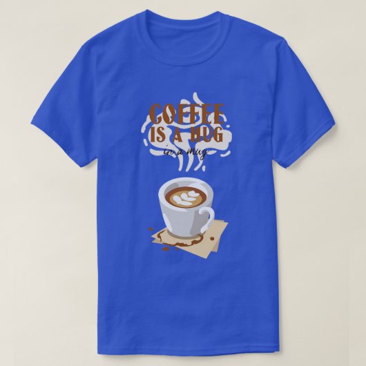 Kaffee Lover Cappuccino T-Shirt (Design vorne)