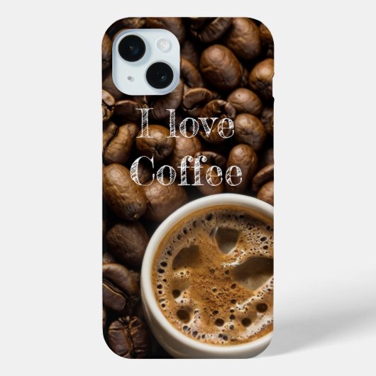 Kaffee Lover Case-Mate iPhone Hülle (Rückseite)