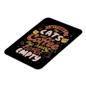Kaffee Lover Cats und Kaffee Magnet (Linke Seite)