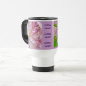 Kaffee Lover! Coffe Tasse Geschenke Pink Hydrangea (Vorderseite Links)