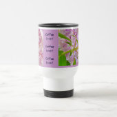 Kaffee Lover! Coffe Tasse Geschenke Pink Hydrangea (Mittel)