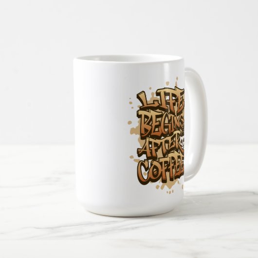 Kaffee Lover Coffee Drink Geschenk Y2K Style Kaffeetasse (VorderseiteRechts)