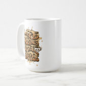 Kaffee Lover Coffee Drink Geschenk Y2K Style Kaffeetasse (Vorderseite Links)
