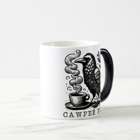 Kaffee-Lover-Cup, Kaffee-Spaß-Tasse, Coffee-Jokes Verwandlungstasse (VorderseiteRechts)