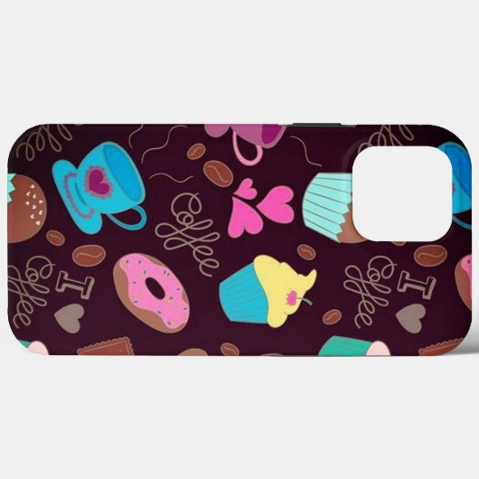 Kaffee Lover Cups & Cupcakes Case-Mate iPhone Hülle (Rückseite (Horizontal))