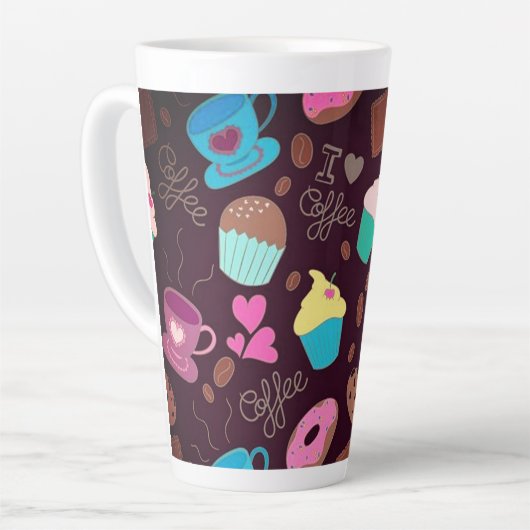 Kaffee Lover Cups & Cupcakes Milchtasse (Linke Ecke)