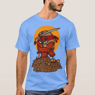 Kaffee Lover Drink Kaffee Bean Samurai Kaffee T-Shirt