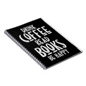 Kaffee Lover Drink Kaffee Bücher lesen glücklich s (Rechte Seite)