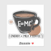 Kaffee Lover Energy Funny Aufkleber (Blatt)