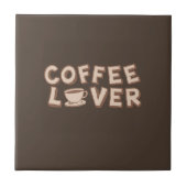 Kaffee Lover Fliese (Vorderseite)
