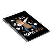 Kaffee Lover Geschenk Männer Barista Latte Art Notizblock (Rechte Seite)