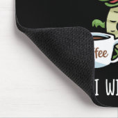 Kaffee Lover Geschenk Männer Dinosaurier Kaffee Ge Mousepad (Ecke)