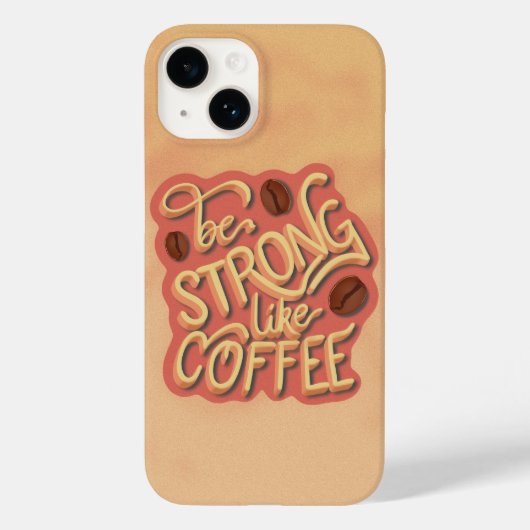 Kaffee Lover Geschenk | Motivierend Menge Case-Mate iPhone Hülle (Rückseite)