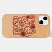 Kaffee Lover Geschenk | Motivierend Menge Case-Mate iPhone Hülle (Rückseite (Horizontal))