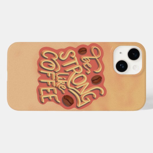 Kaffee Lover Geschenk | Motivierend Menge Case-Mate iPhone Hülle (Rückseite (Horizontal))