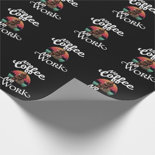 Kaffee Lover Geschenkpapier (Ecke)