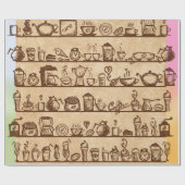 Kaffee Lover Geschenkpapier (Flach)