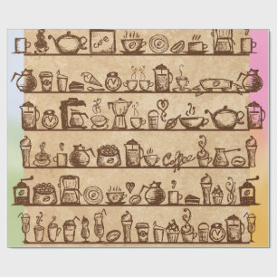 Kaffee Lover Geschenkpapier