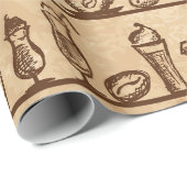 Kaffee Lover Geschenkpapier (Rolleneckpunkt)