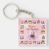 Kaffee Lover Ghost Acryl Schlüsselanhänger Geburts (Vorderseite)