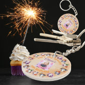 Kaffee Lover Ghost Akryllischer Schlüsselanhänger