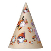 Kaffee Lover Ghost Party Hat für Kinder Party Partyhütchen (Links)