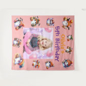 Kaffee Lover Ghost Party Hintergrund für Kinder Pa Wandteppich (Vorderseite (Horizontal))