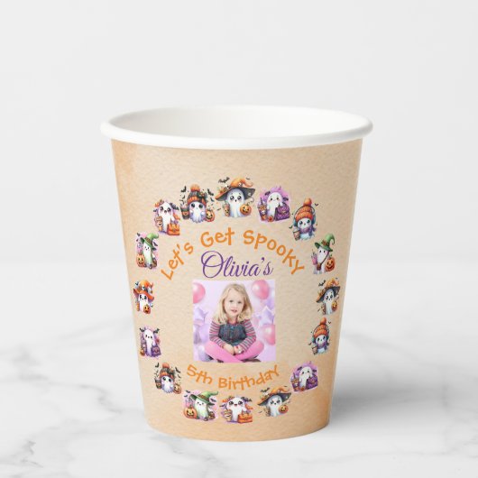 Kaffee Lover Ghost Party Paper Cup für Kinder Part Pappbecher (Vorderseite)