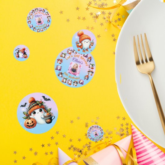 Kaffee Lover Ghost Table Confetti für Kinder Party Konfetti