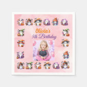 Kaffee Lover Ghost Table Napkin für Kinder zum Geb Serviette (Vorderseite)