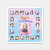 Kaffee Lover Ghost Table Napkin für Kinder zum Geb Serviette (Vorderseite)