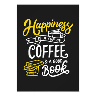 Kaffee Lover Glück ist eine Tasse Kaffee Fotodruck
