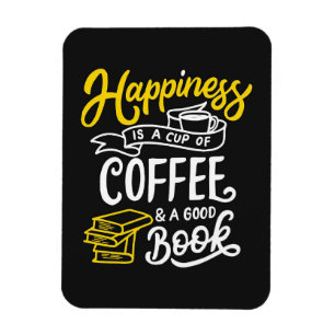 Kaffee Lover Glück ist eine Tasse Kaffee Magnet