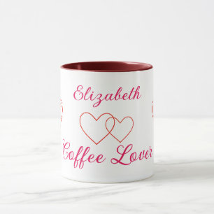 Kaffee Lover Herz Tasse