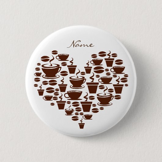 Kaffee Lover Herz Thunder_Cove Button (Vorderseite)