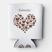 Kaffee Lover Herz Thunder_Cove Dosenkühler (Vorderseite)