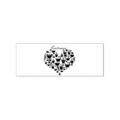 Kaffee Lover Herz Thunder_Cove Gummistempel (Stempel)