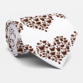 Kaffee Lover Herz Thunder_Cove Krawatte (Gerollt)