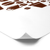 Kaffee Lover Herz Thunder_Cove Poster (Ecke)