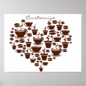 Kaffee Lover Herz Thunder_Cove Poster (Vorne)