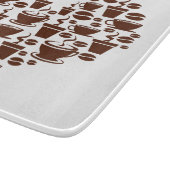 Kaffee Lover Herz Thunder_Cove Schneidebrett (Ecke)