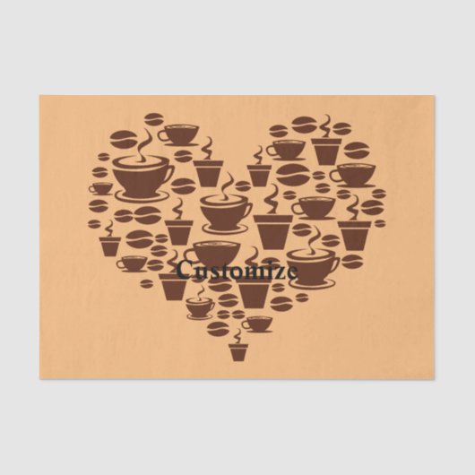 Kaffee Lover Herz Thunder_Cove Seidenpapier (Vorderseite)