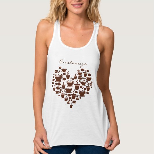 Kaffee Lover Herz Thunder_Cove Tank Top (Vorderseite)