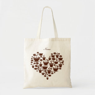 Kaffee Lover Herz Thunder_Cove Tragetasche