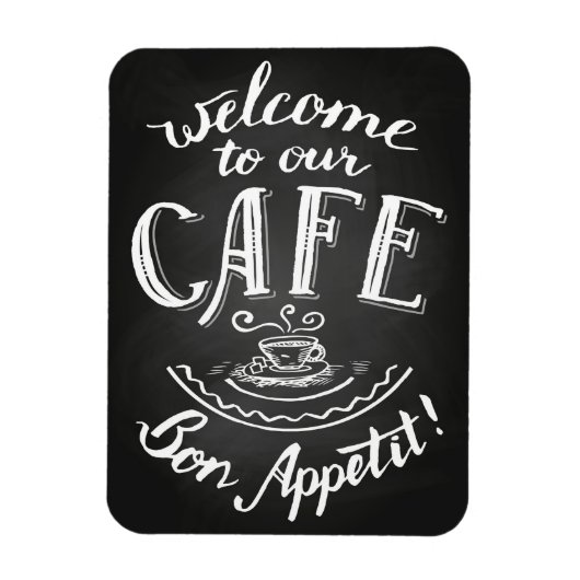 Kaffee Lover Herzlich Willkommen in unserem Café Magnet (Vertikal)
