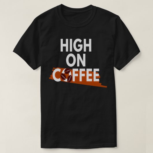 Kaffee Lover Hoch auf Kaffee 2 T-Shirt (Design vorne)